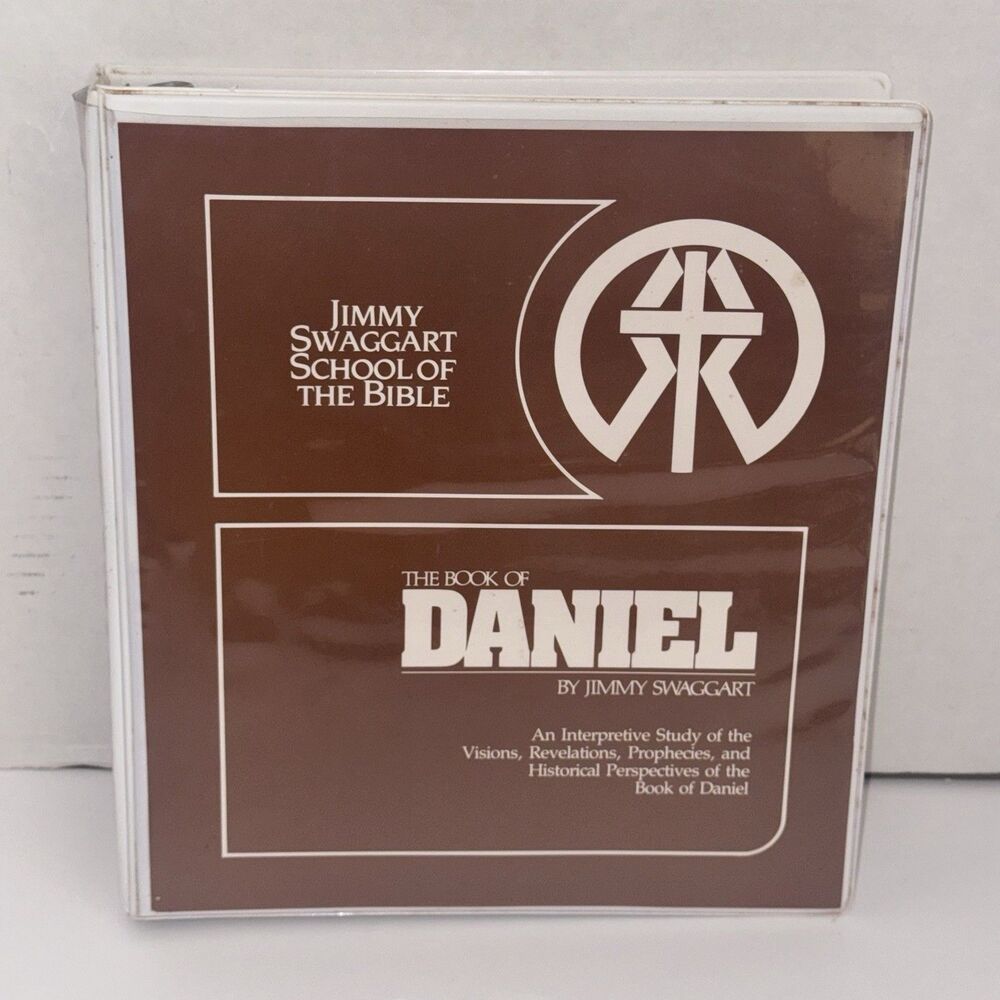 Jimmy Swaggart Book of Daniel 1981 School of the Bible Binder Study Guide
